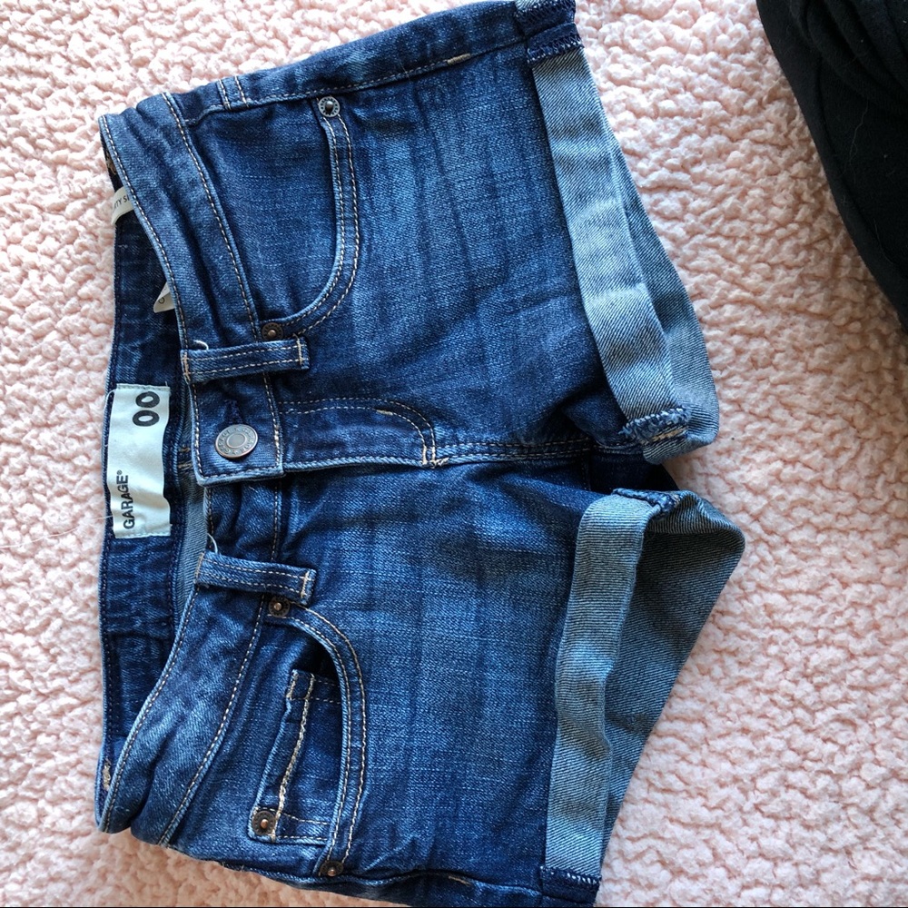 Garage flirty shorts 00 dark wash